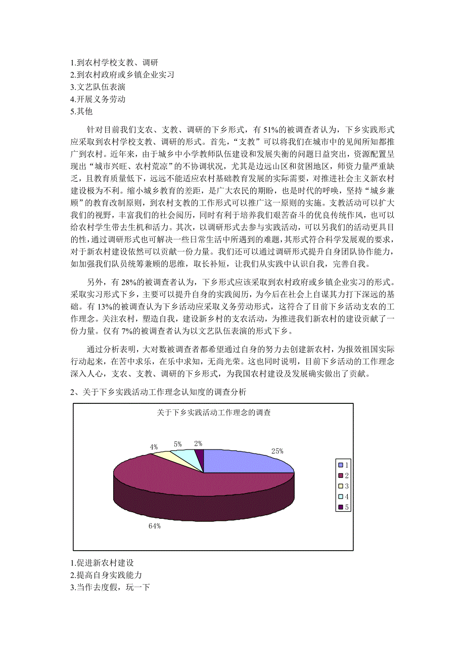 “风雨同行”队关于下乡文化的调研报告_第2页