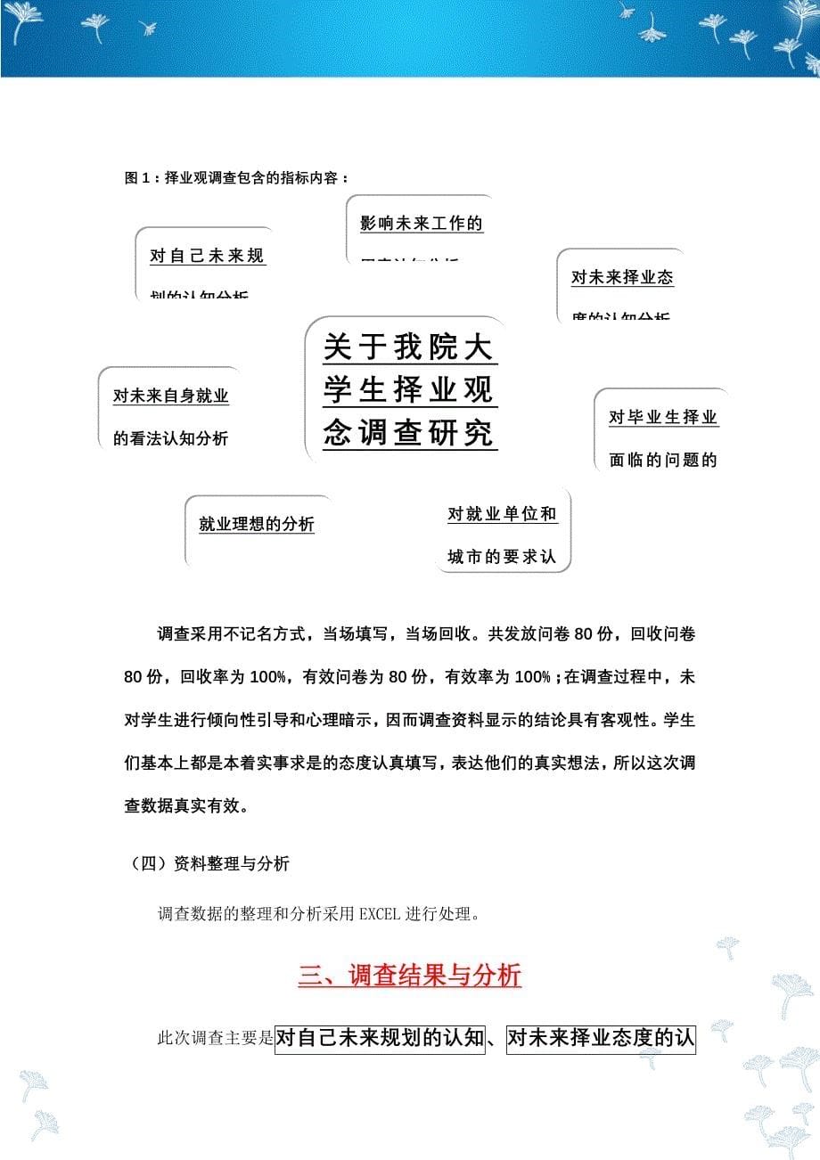 关于我院大学生择业观的调查报告完整版_第5页