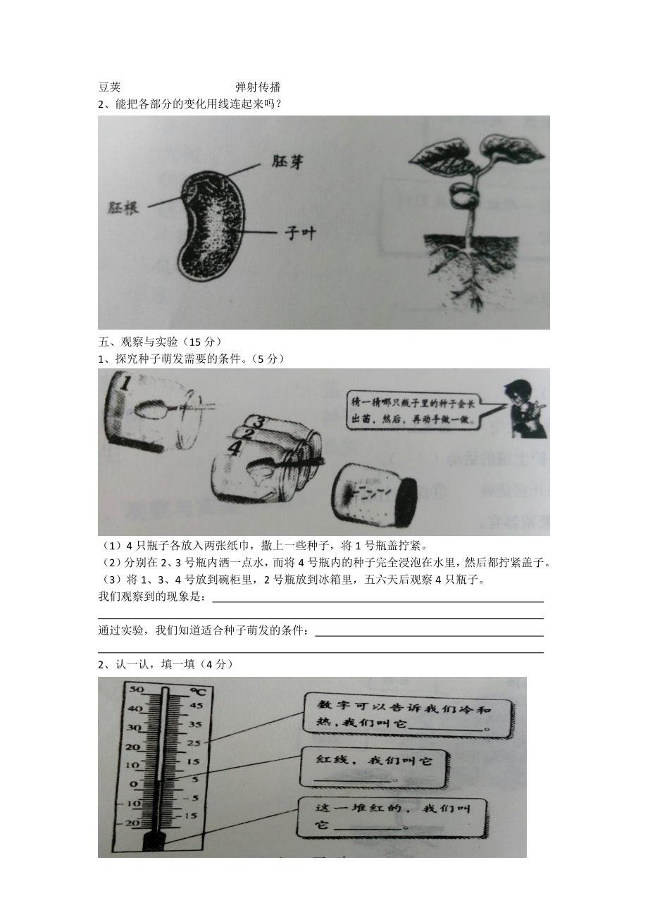 三年级下科学期中试题期中测试题苏教版（三起）_第2页