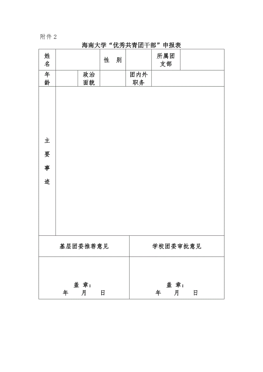 五四评优申请表_第2页