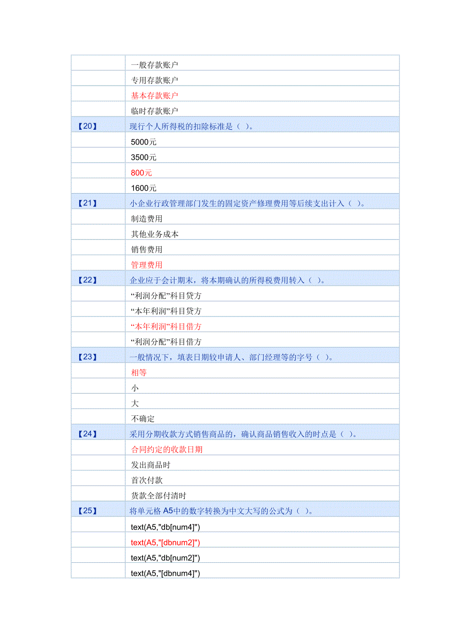 2012会计学习随堂资料--单_第4页