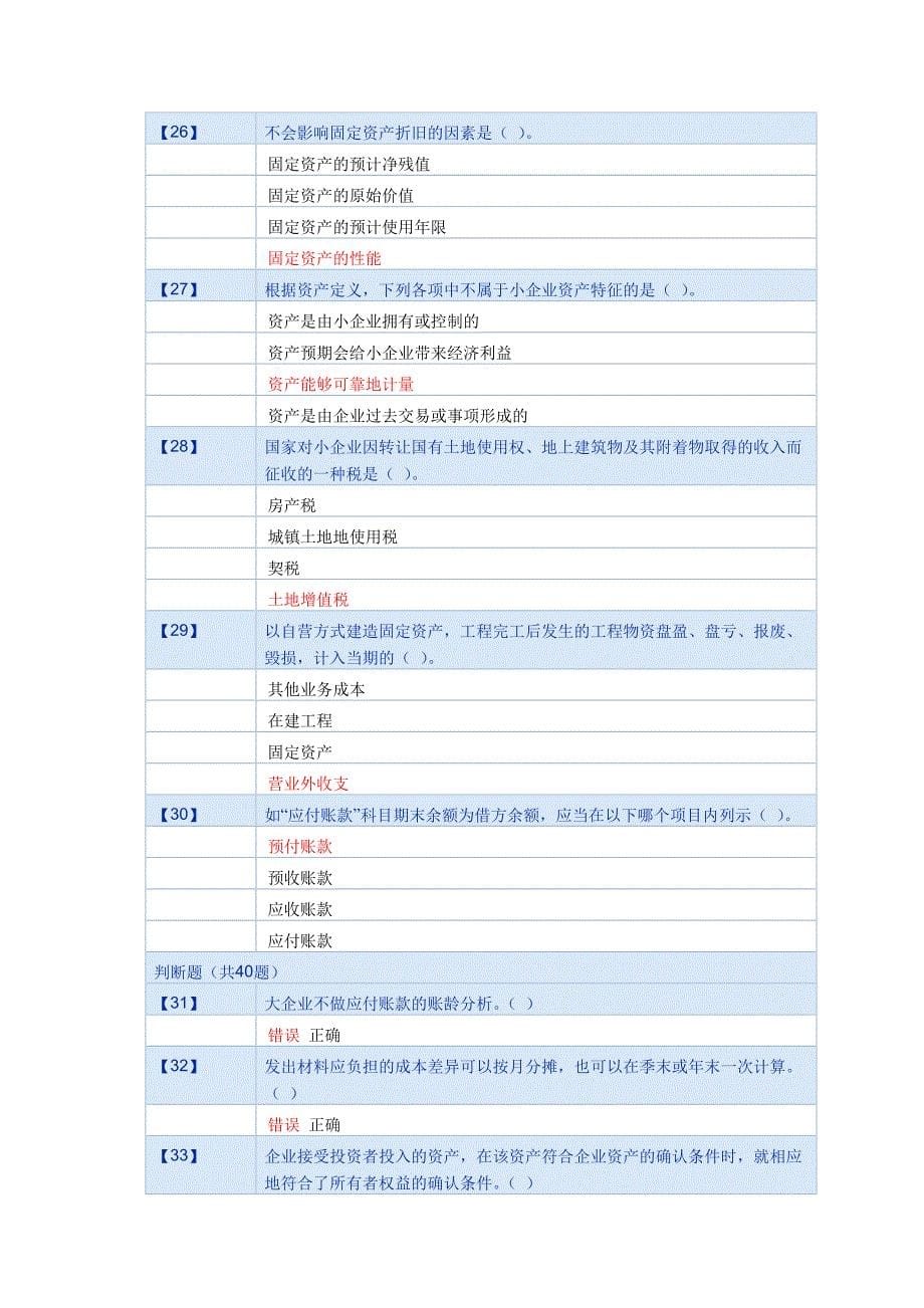 2012会计学习随堂资料--单_第5页