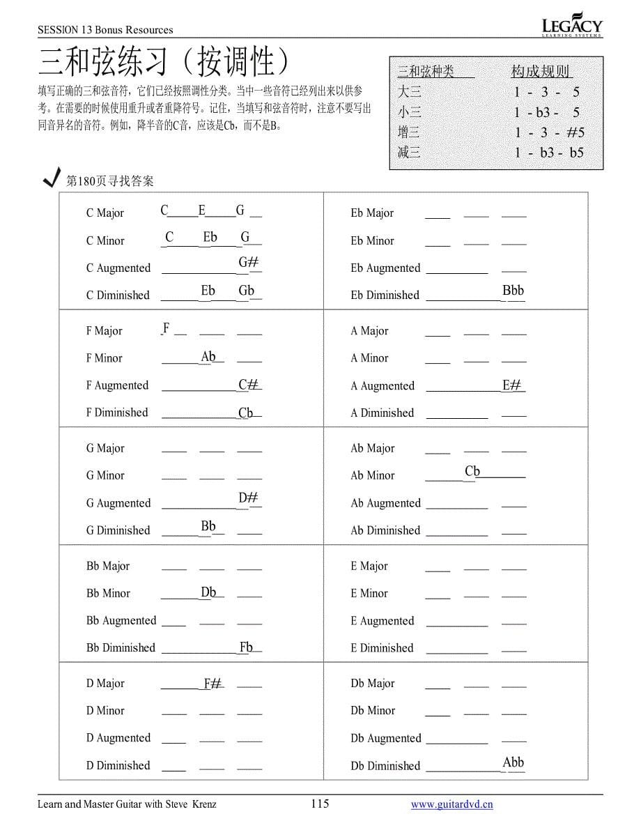 吉他弹奏课程——国外教材中文版(七)_第5页