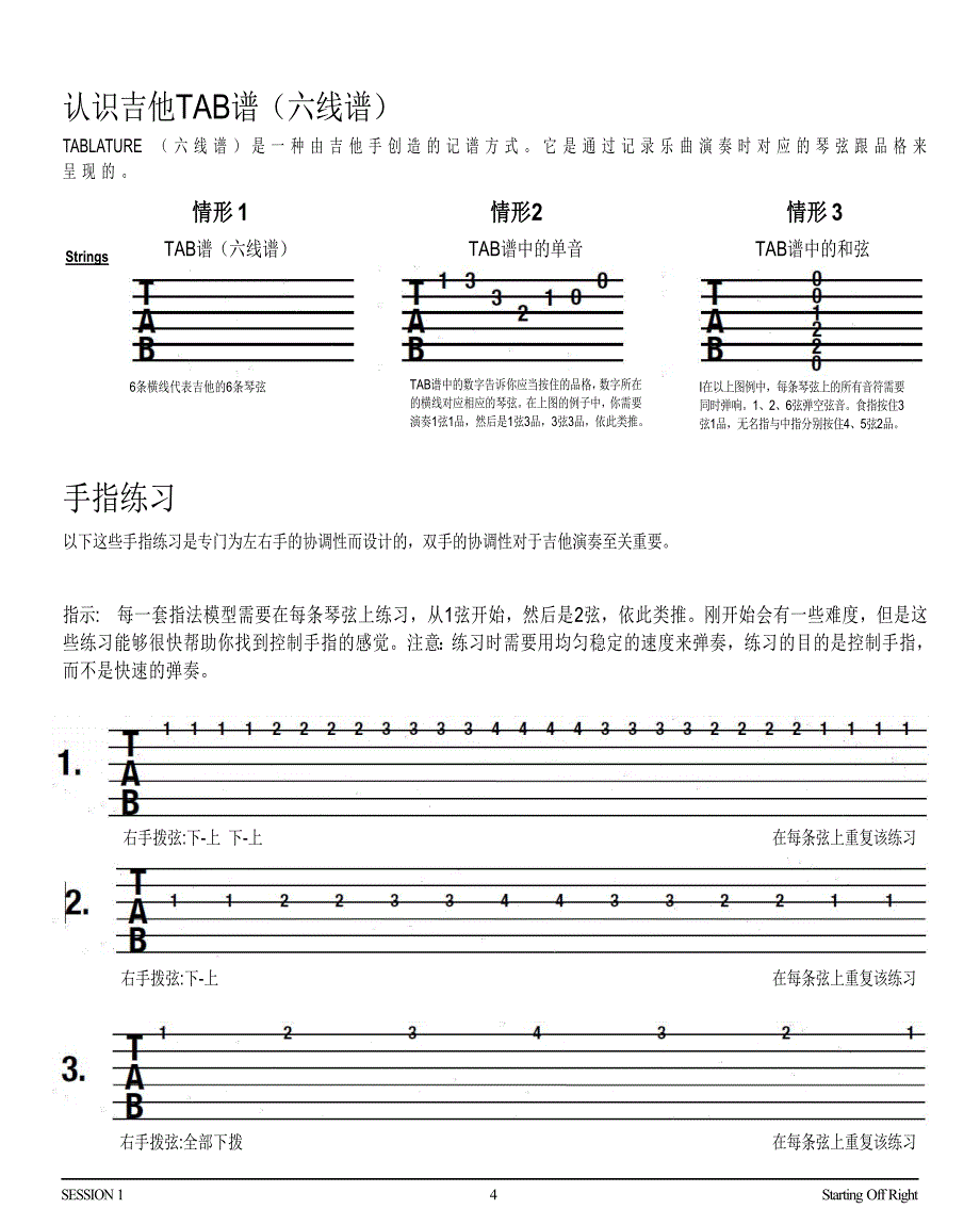 从零开始的吉他教程中文版01_cn_第4页