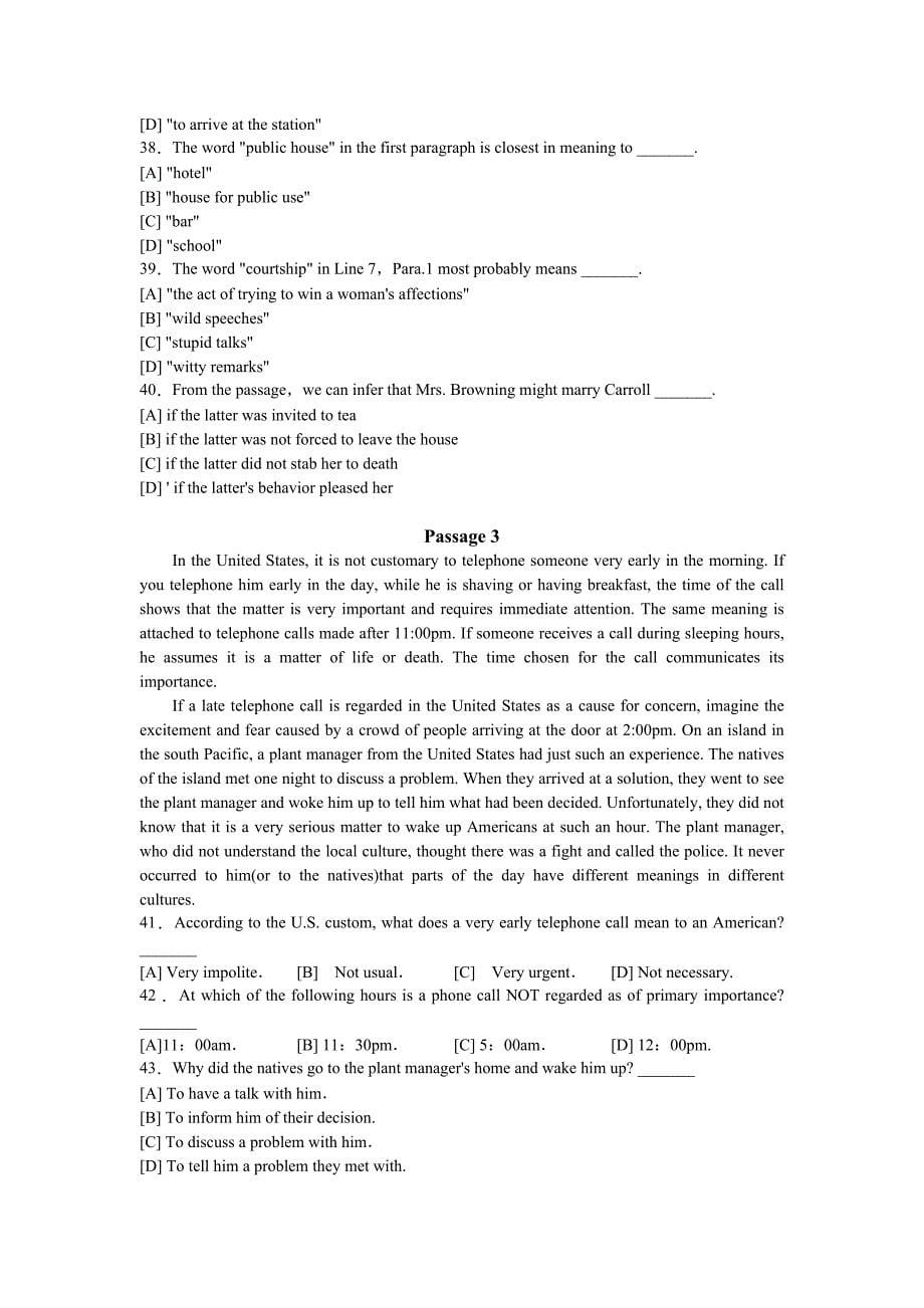 大学英语(二)模拟试卷二_第5页