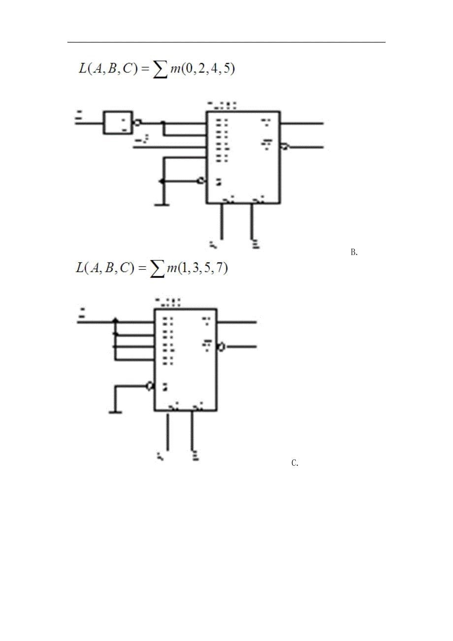 2014年9月数字电子技术第二次作业_第5页