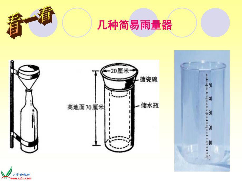 【教科版】四年级科学上册课件降雨量的测量1_第4页