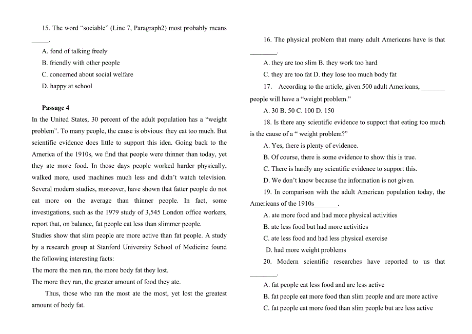 成都理工大学英语阅读(三)_第4页