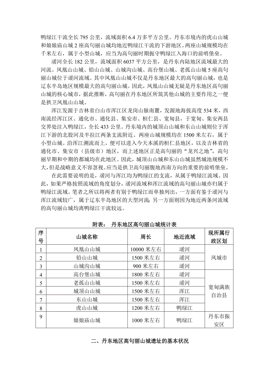 丹东地区的高句丽山城_第2页