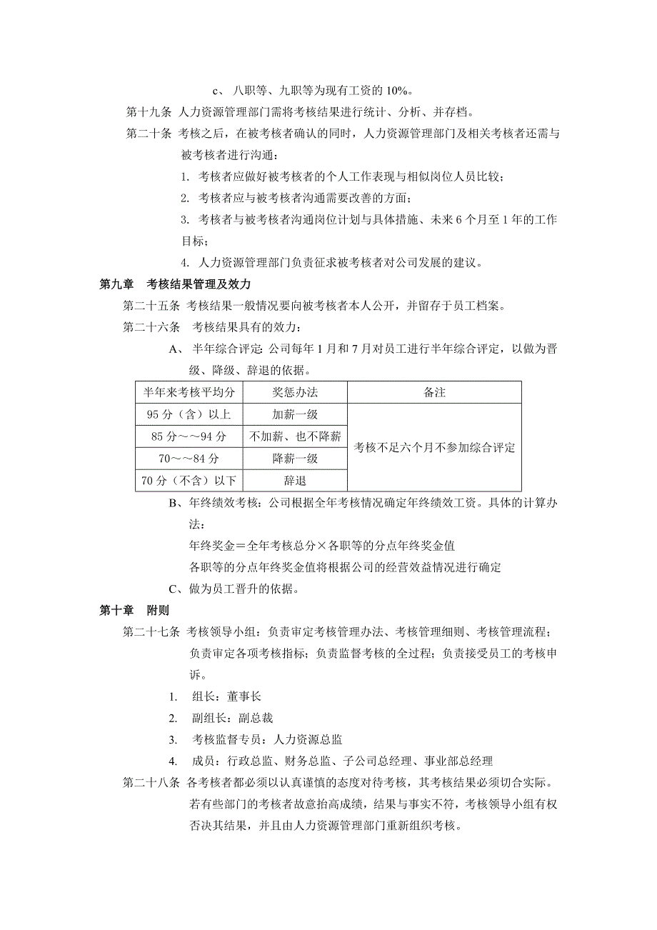 某皮具集团绩效考核全套资料_第4页