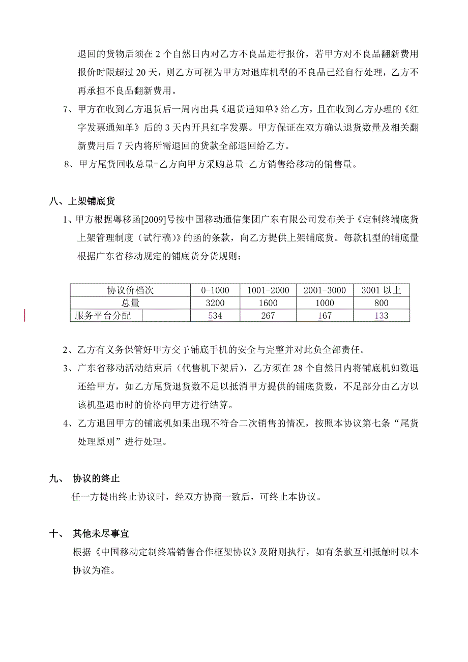 广东金蜂星a3000移动平台合作协议(中捷)_第3页