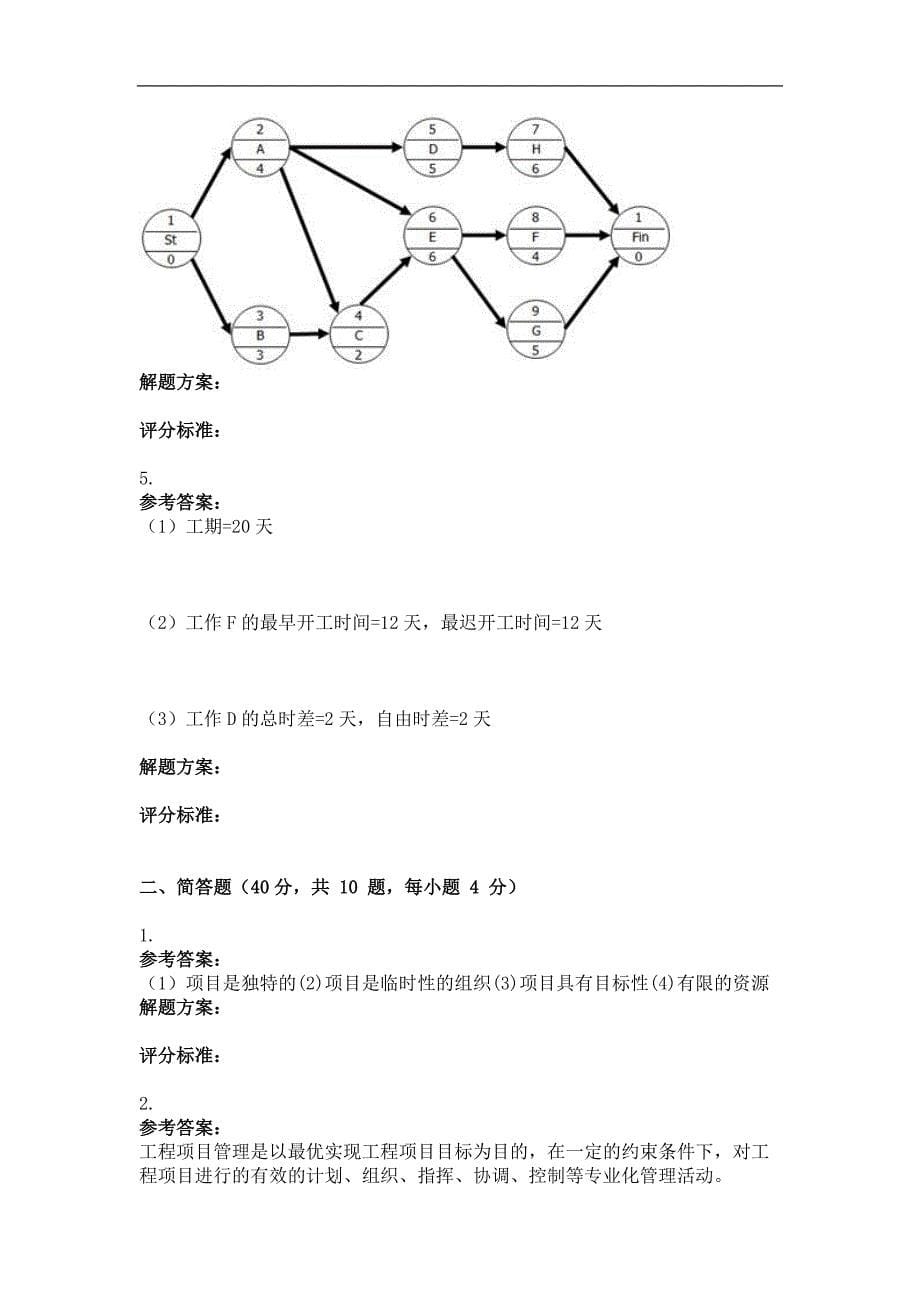 2017年电力建设项目管理学第三次作业_第5页