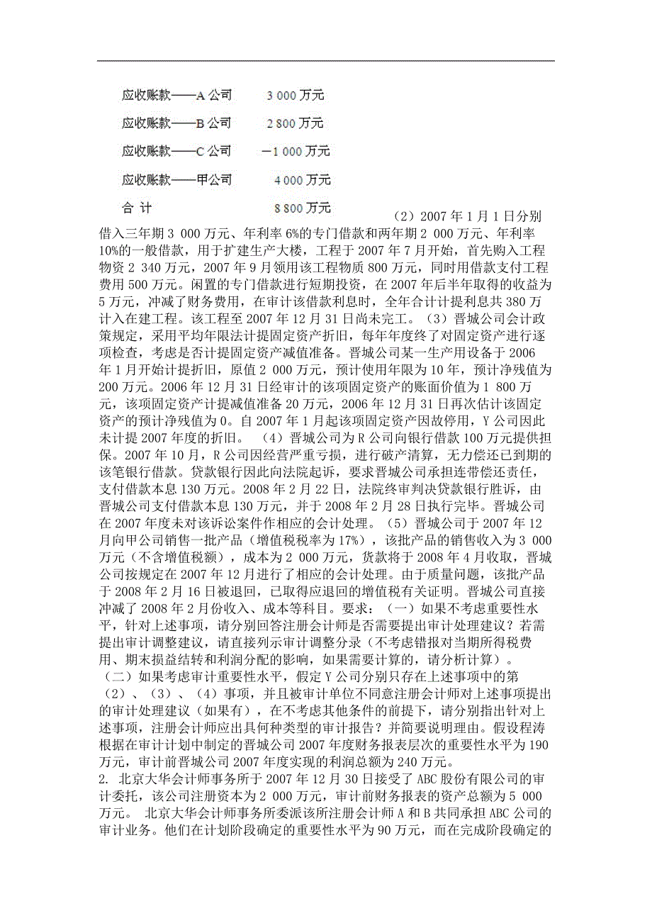 2015年审计学(第三次)作业_第3页