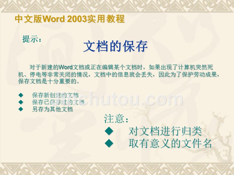 Word2003实用教程_第4页