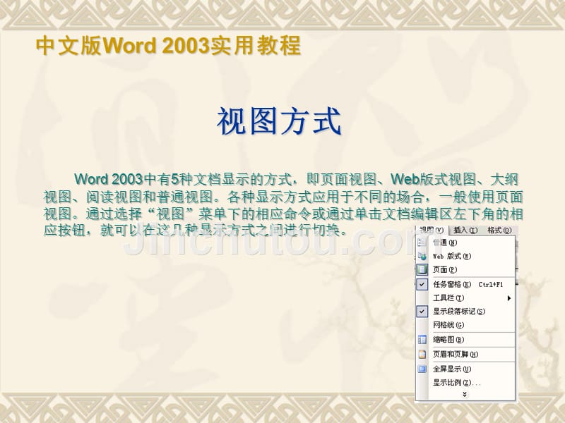 Word2003实用教程_第5页