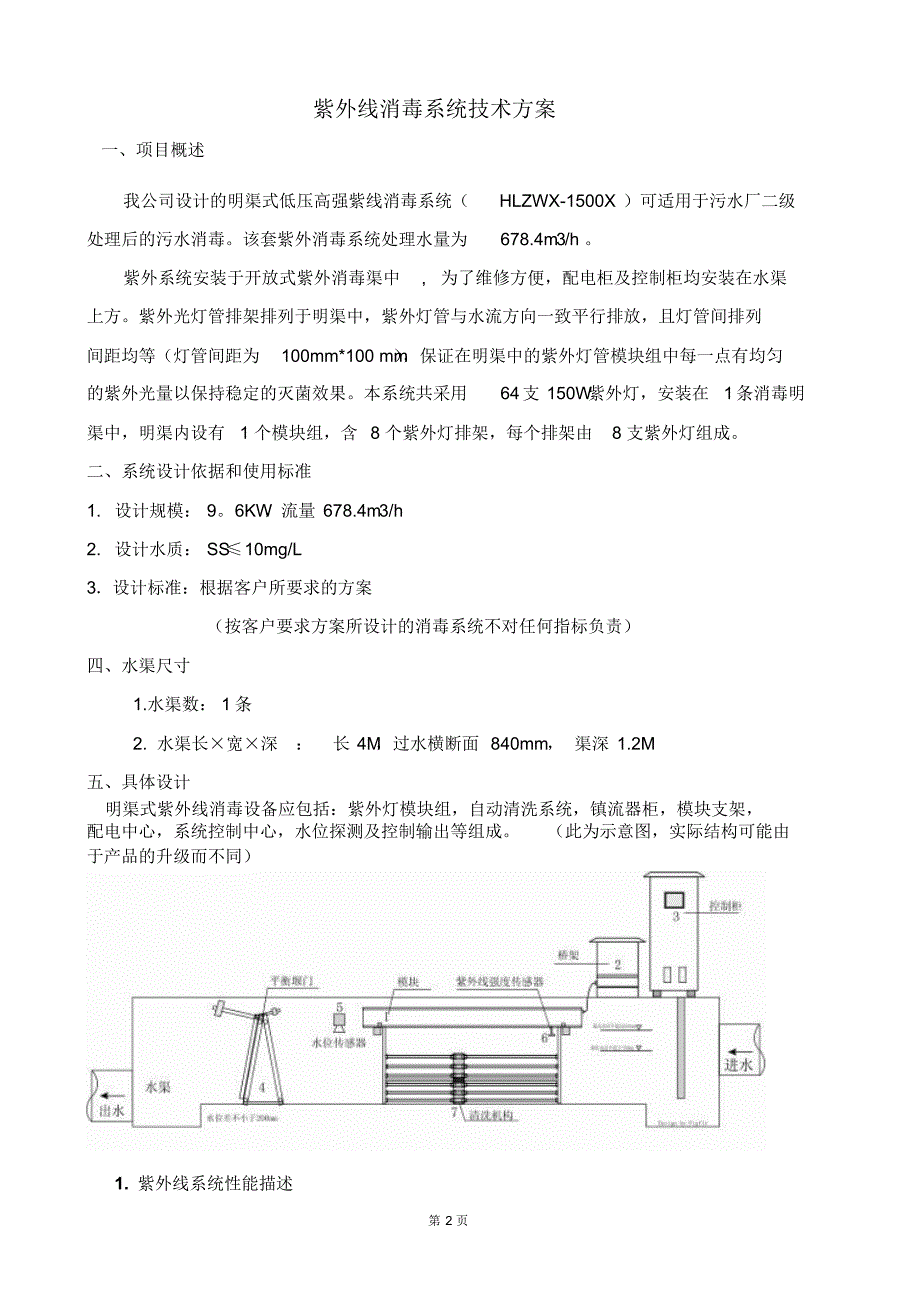 剑阁紫外线消毒设备标配系统技术方案110920_第3页