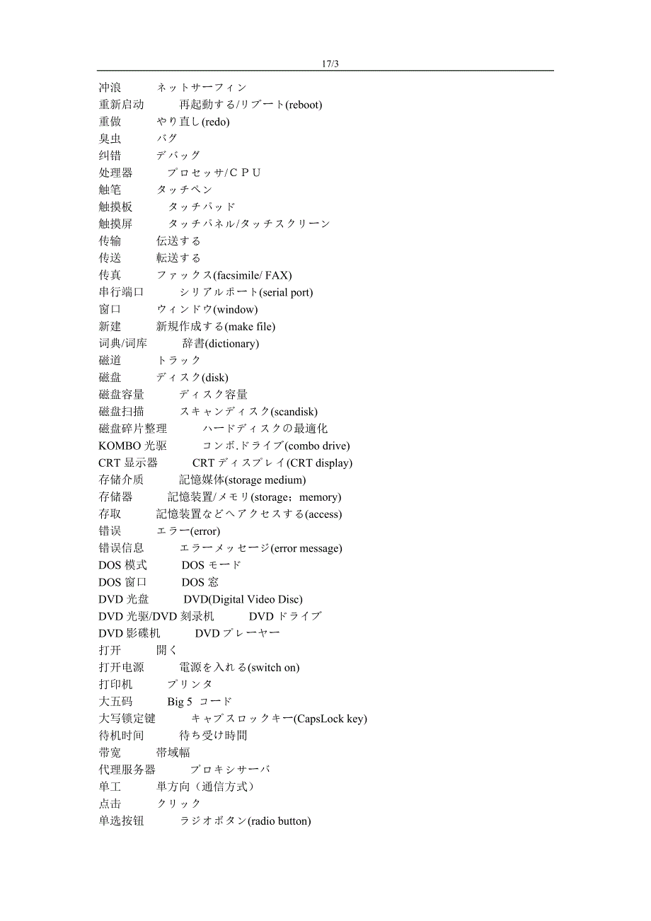 日语的电脑术语大集合_第3页