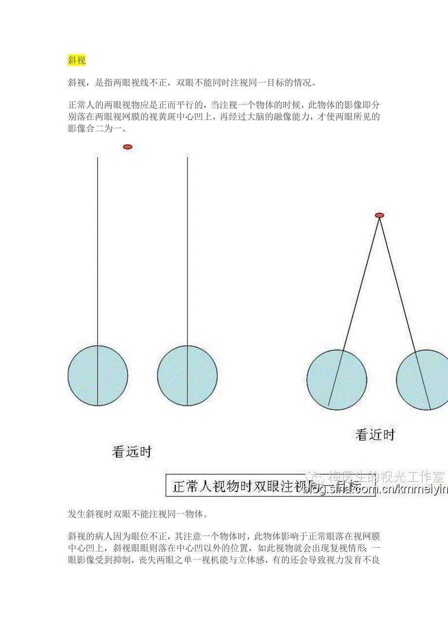 【视光】斜视、隐斜视与验光配镜的关系_第1页