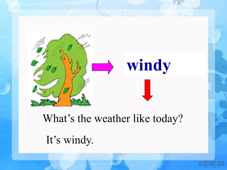 小学英语四年级下册课件：unit3weather第三课时（新人教pep版）_第4页