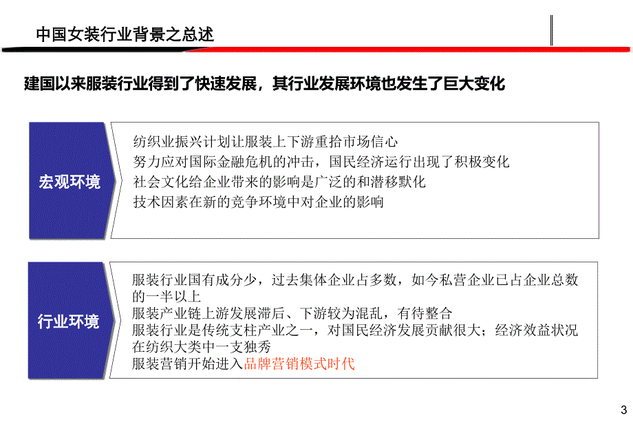 关于女装行业的行业分析报告(1)_第3页