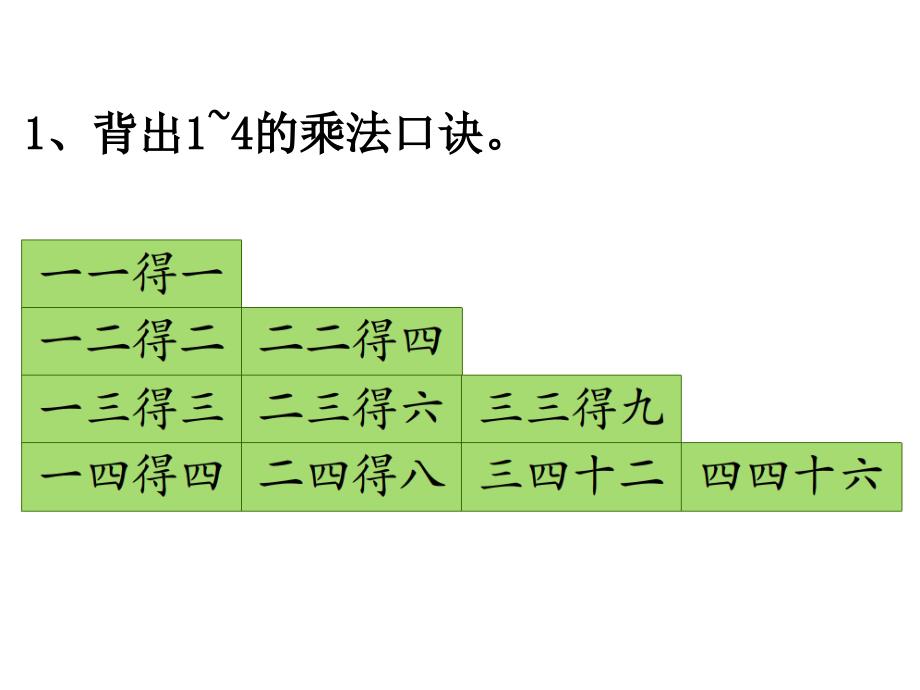 二年级上册数学课件-第三单元表内乘法（一）第4课时练习五｜苏教版（2014秋）(共8张PPT)_第2页