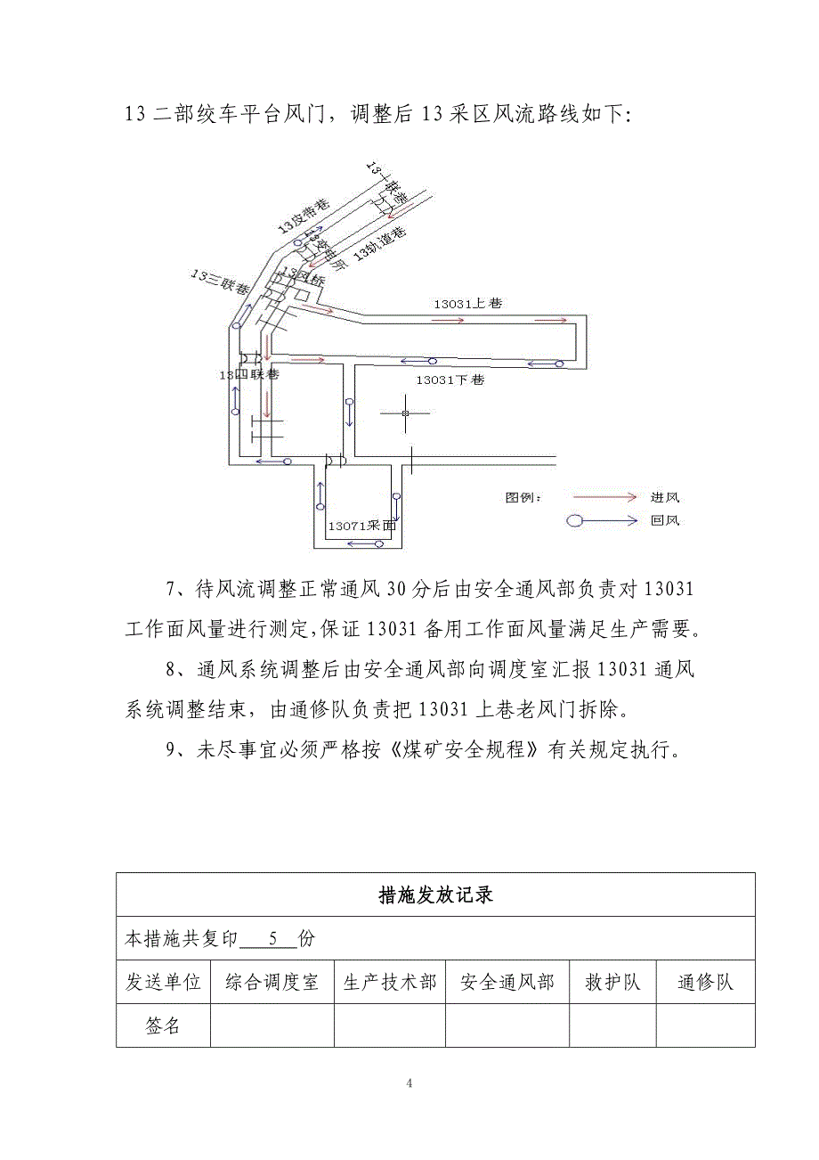 13031备用采面调风安全技术措施_第4页