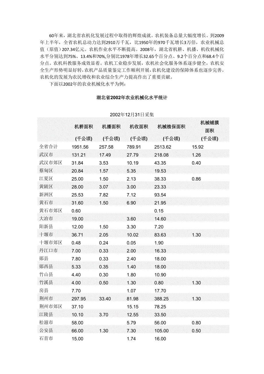 湖北省农业发展现状与趋势分析_第5页