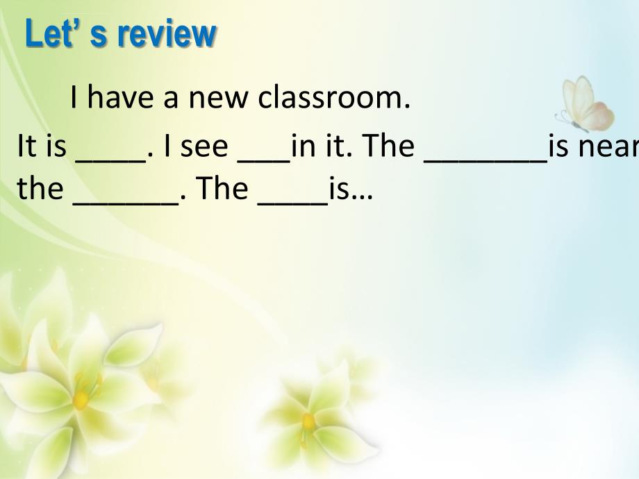 新人教pep版小学英语四年级上册优秀课件：unti1myclassroom!第五课时_第3页
