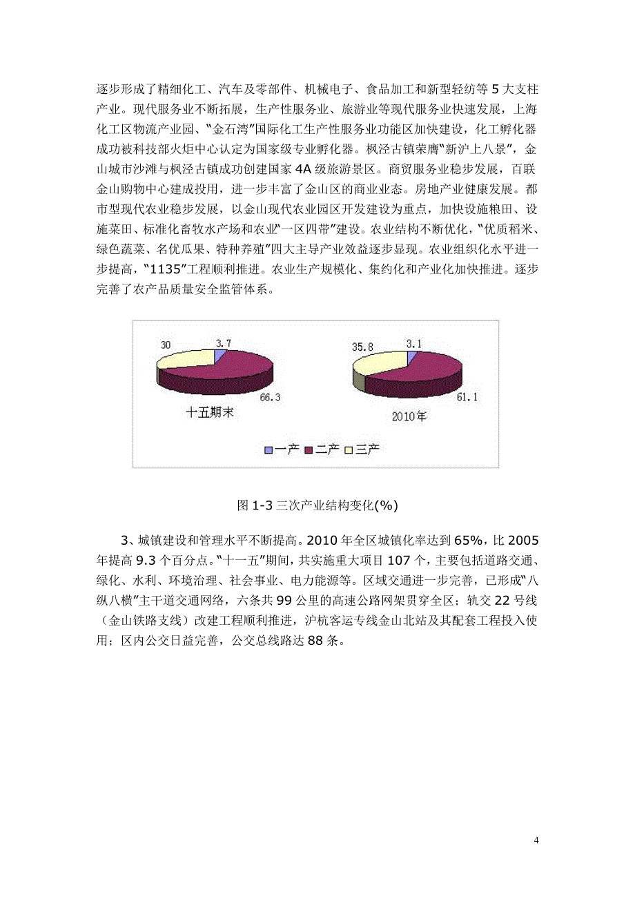 金山区国民经济和社会发展第十二个五年规划纲要_第4页