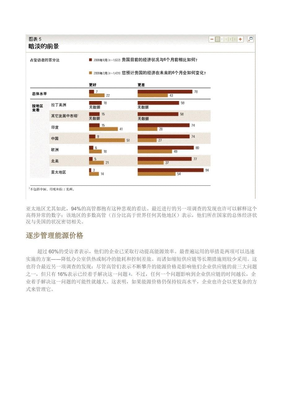 麦肯锡图表--全球企业高管调查经济和麦肯锡--招聘展望（2008年第3季度）_第5页