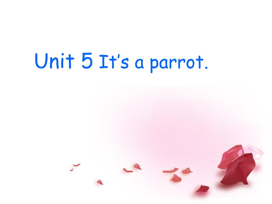 三年级英语下册unit5itsaparrotppt3人教版（精通）_第1页