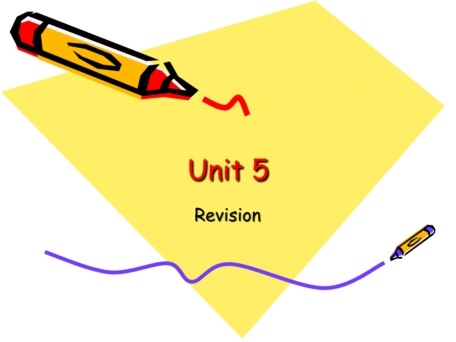 七年级英语课件初一英语下学期unit5revision新目标_第1页