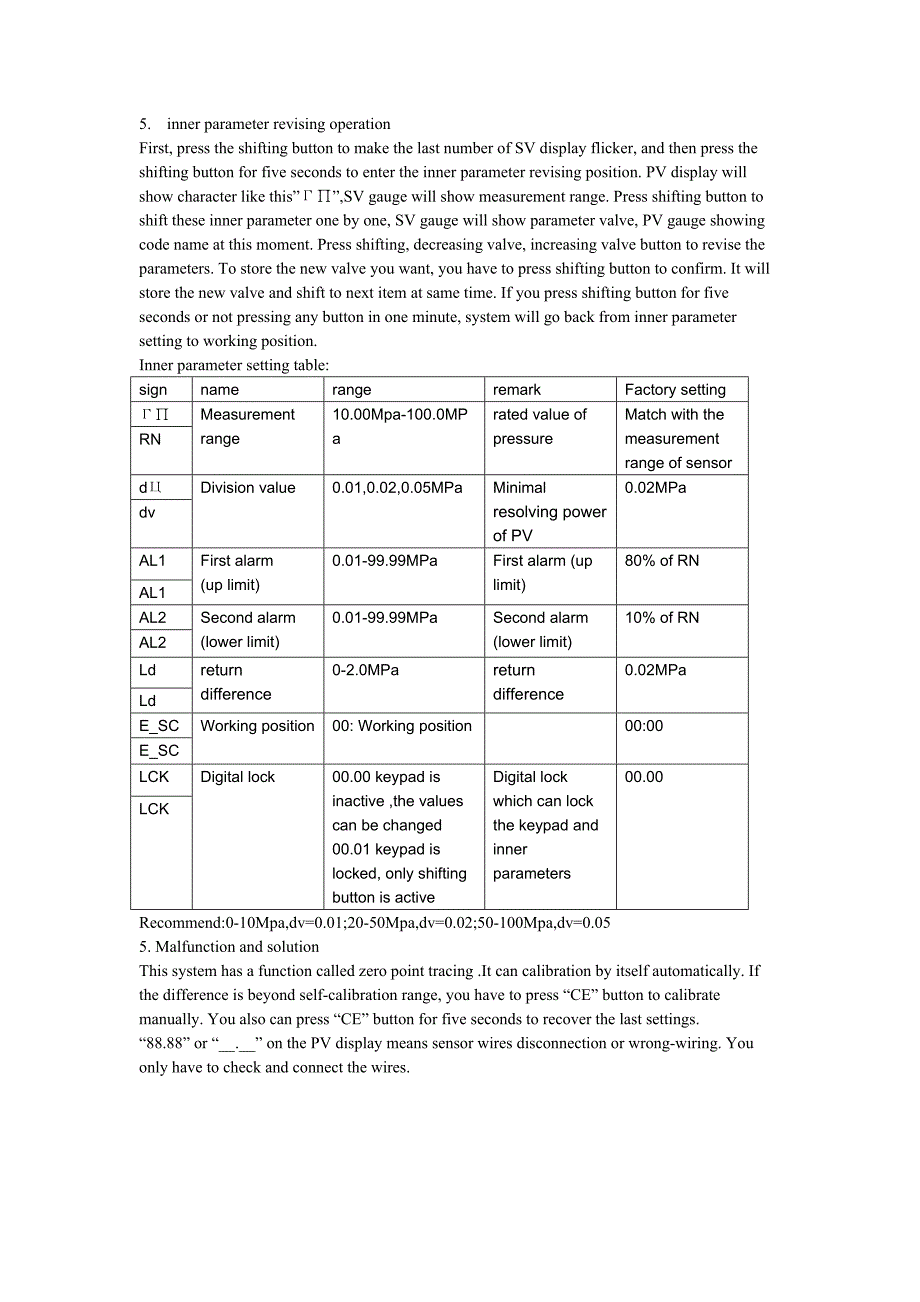 五岳压力表pw206英文手册_第4页