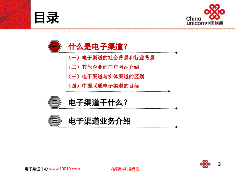 中国联通电子渠道情况分析ppt课件_第3页