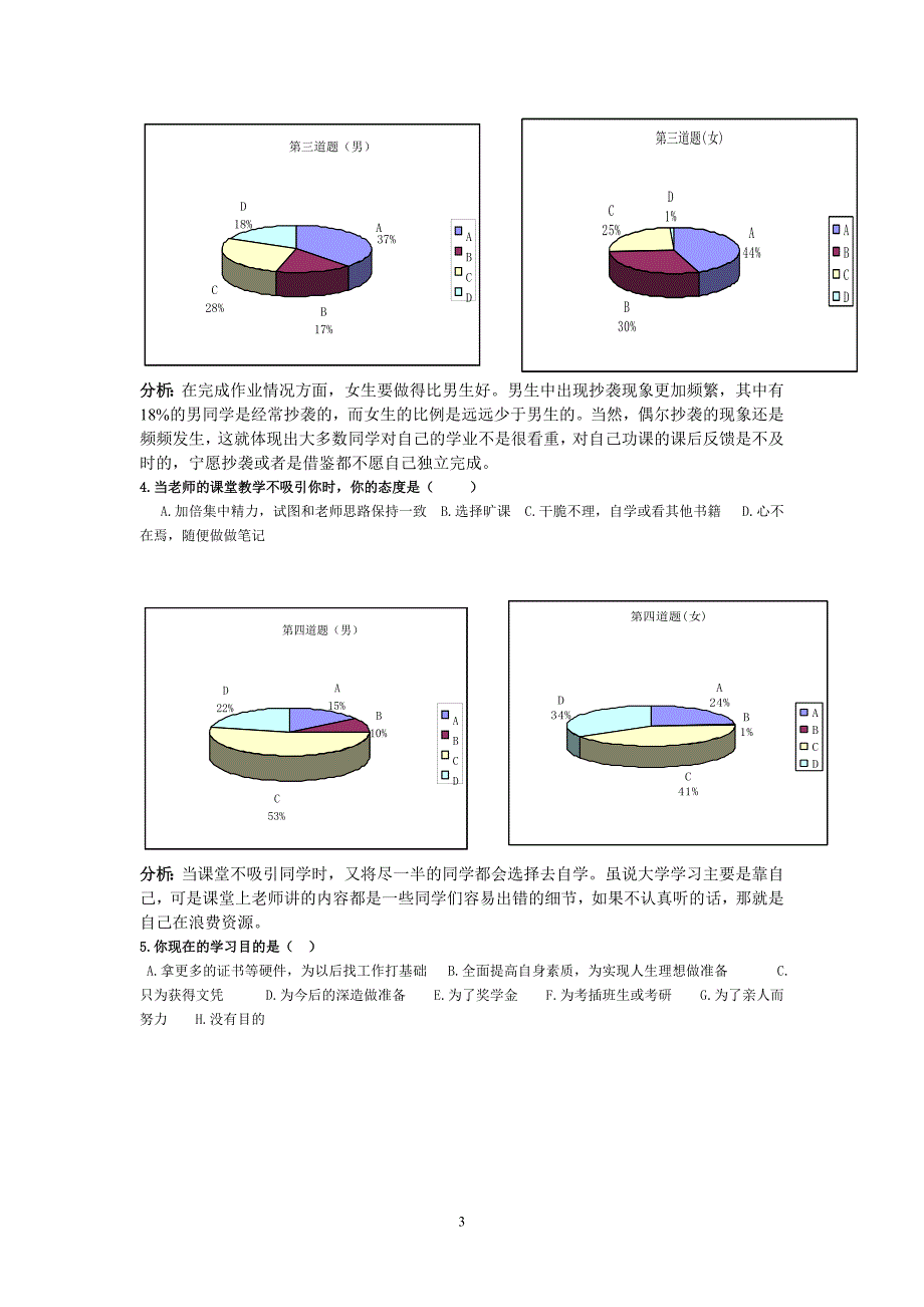 风之翼小组学风建设调查报告_第3页