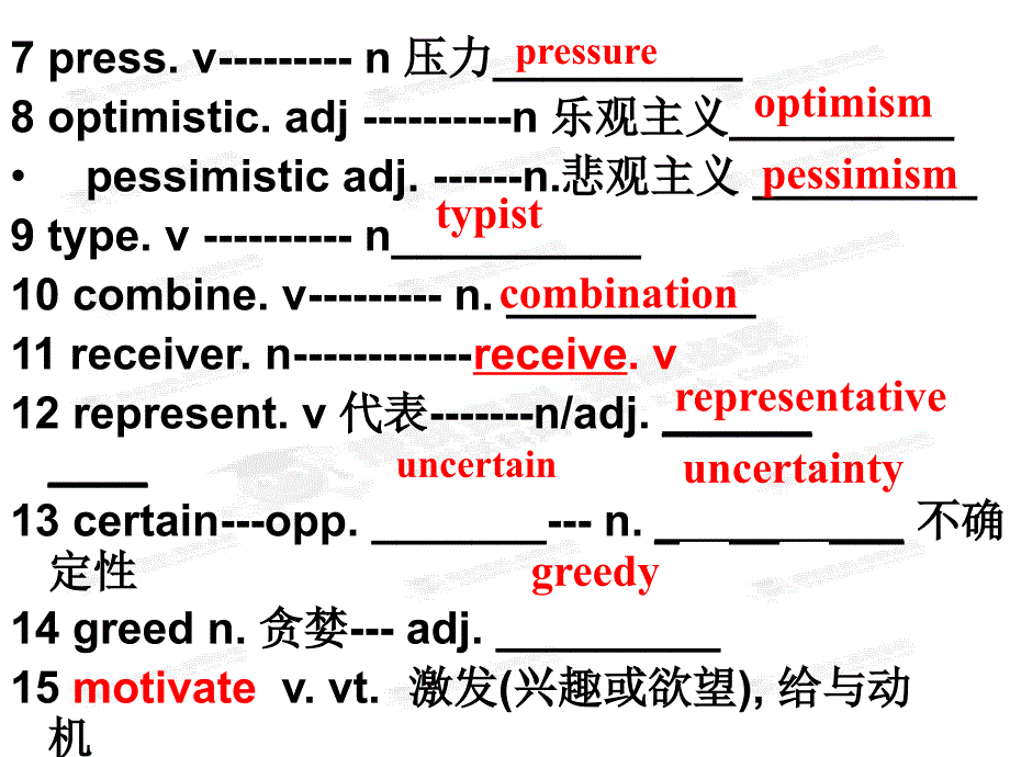 吉林省高中英语必修五《unit3lifeinthefuturewords1》课件_第3页