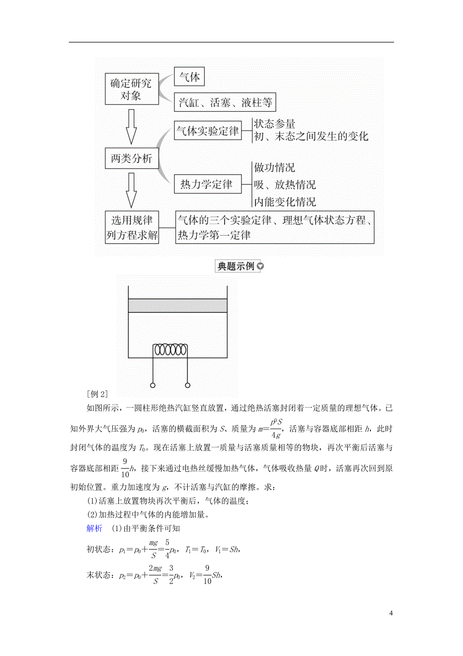 2019版高考物理一轮复习第14章选考部分第52课时热力学定律能量守恒定律学案_第4页