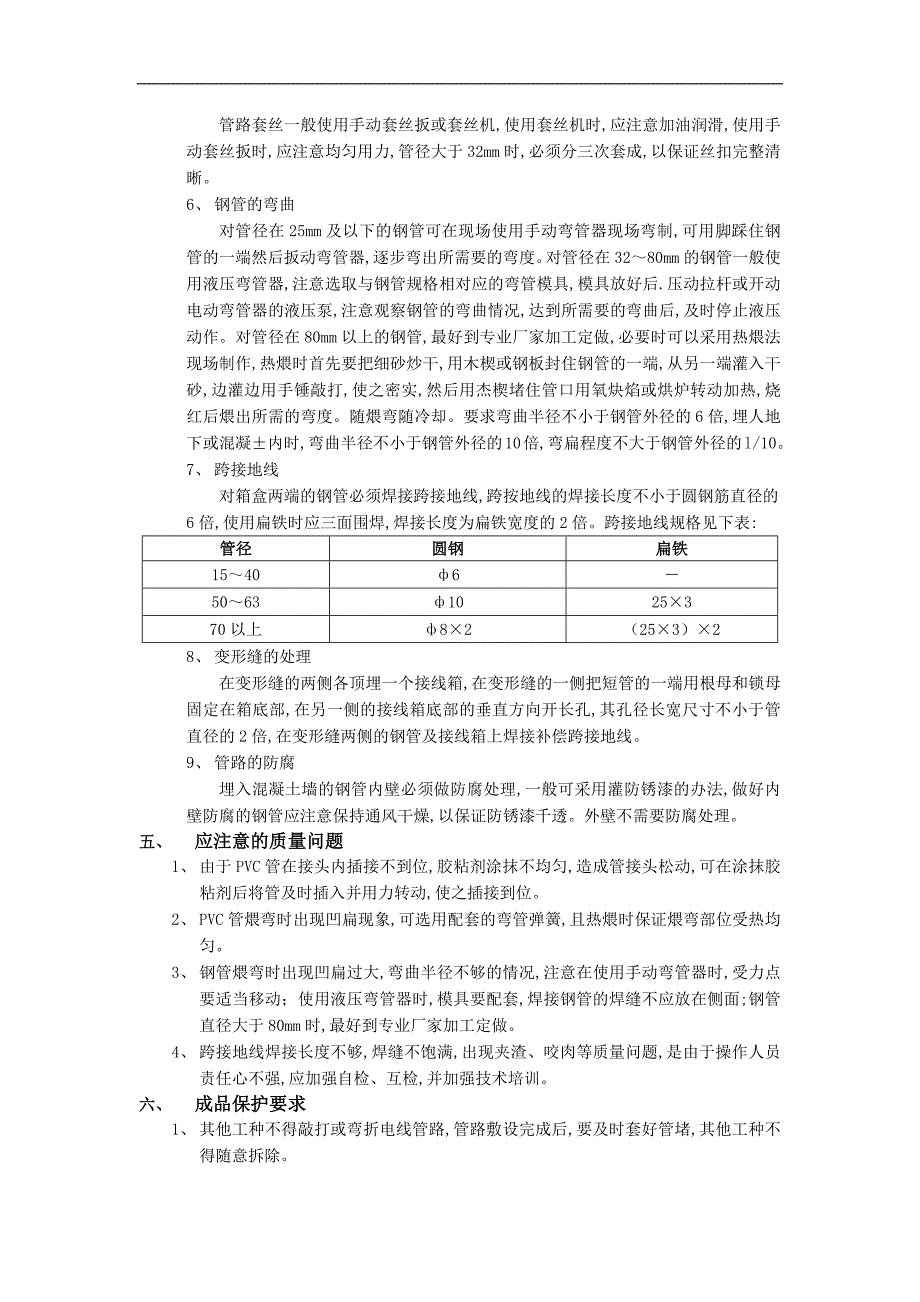 混凝土墙内管线敷设技术交底_第4页