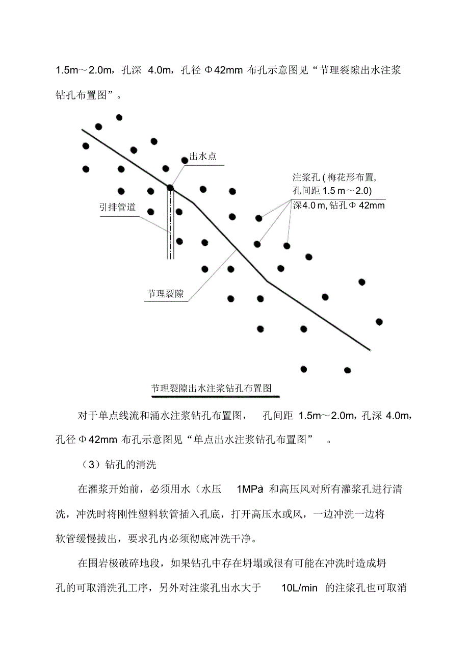 主洞涌水及线流段止水灌浆施工方案_第4页