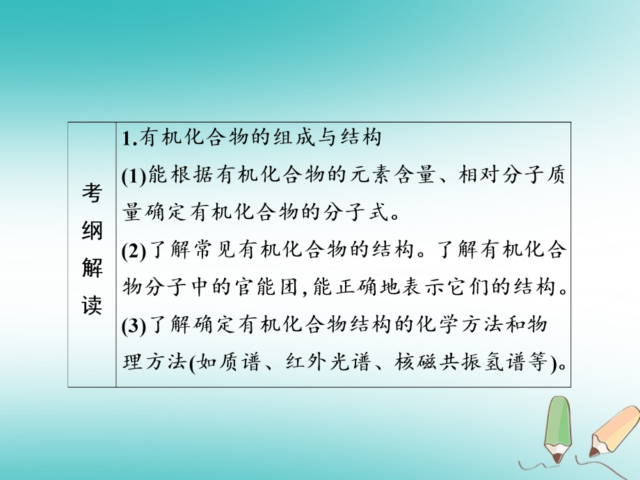 2019版高考化学一轮复习第42讲认识有机化合物课件_第2页