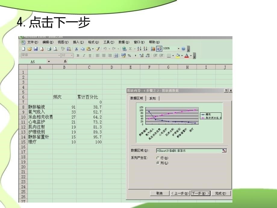 如何制作品管圈柏拉图课件_第5页