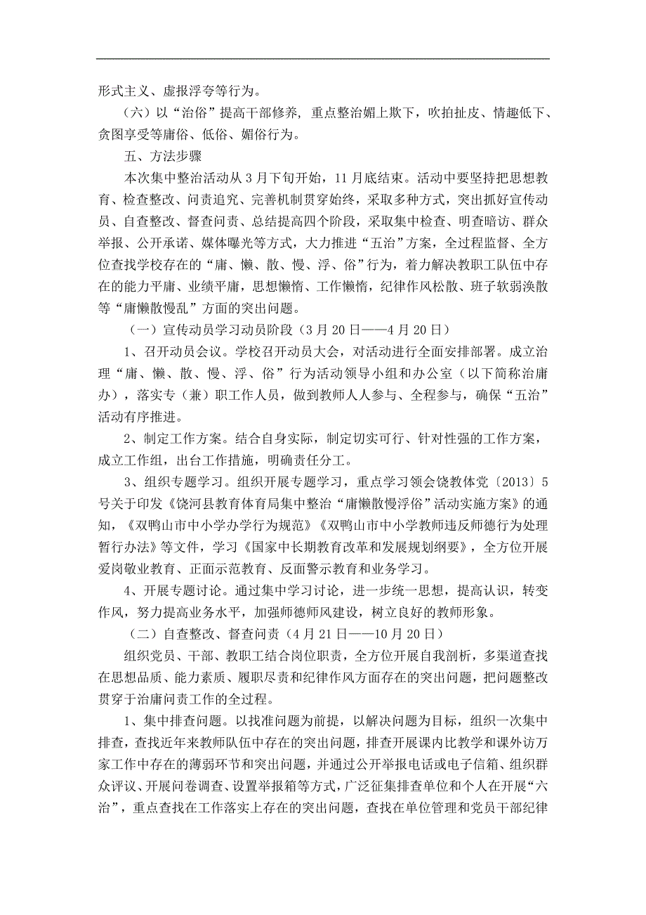 治庸、治散等活动方案_第3页