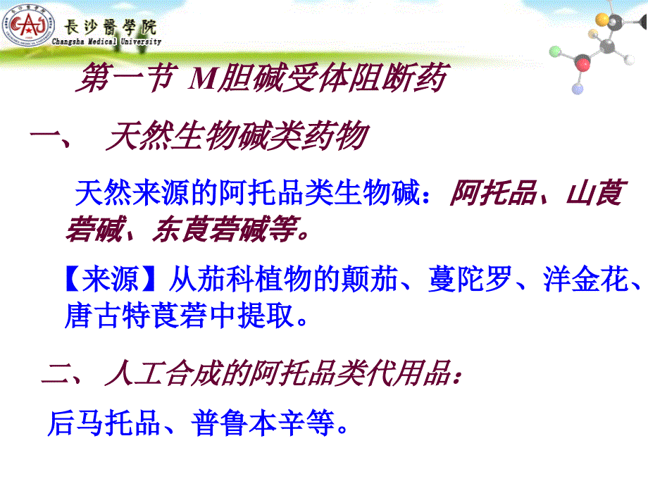 药理学第七章抗胆碱药课件_第4页