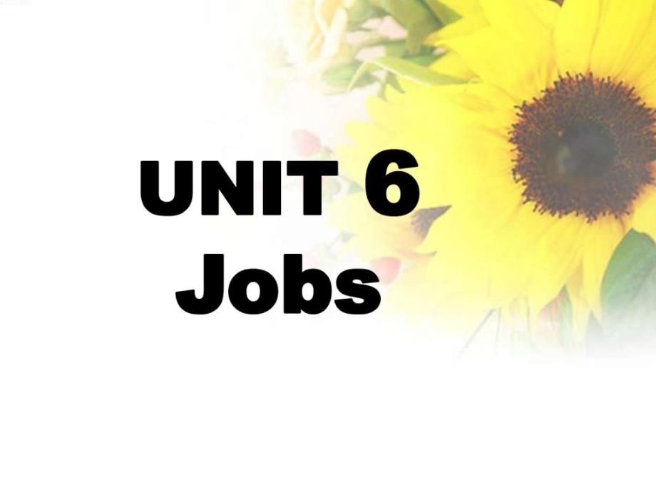 英语下册（广东版开心学英语）unit6《jobs》公开课_1_第1页