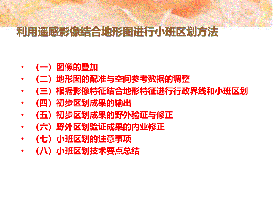 利用遥感影像进行小班区划利用遥感影像结合地形图进行小班区划的方法_第2页