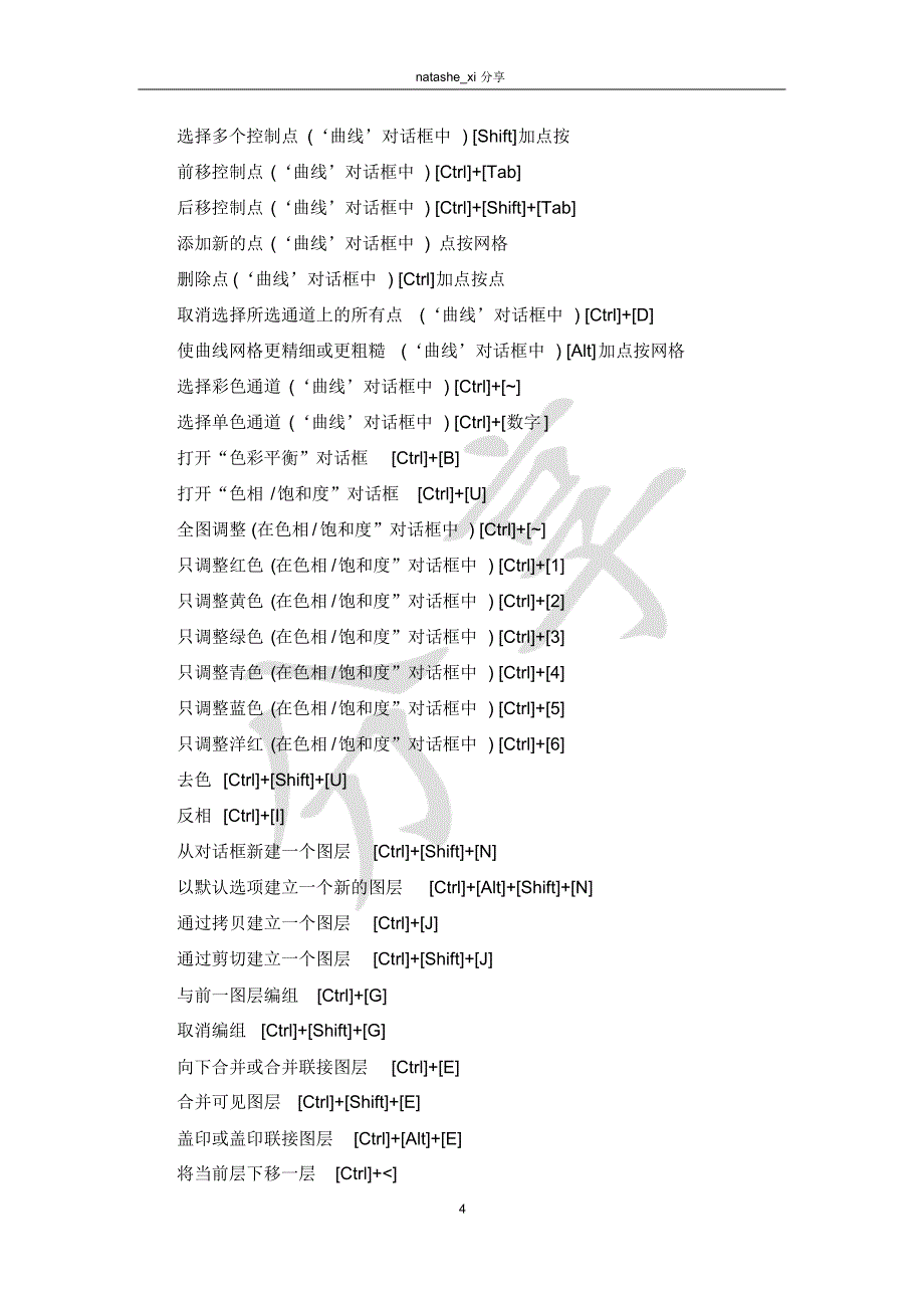 CS3快捷键大全小结_第4页