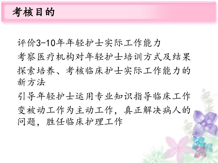 职业教育年轻护士临床工作能力考核预案_第3页