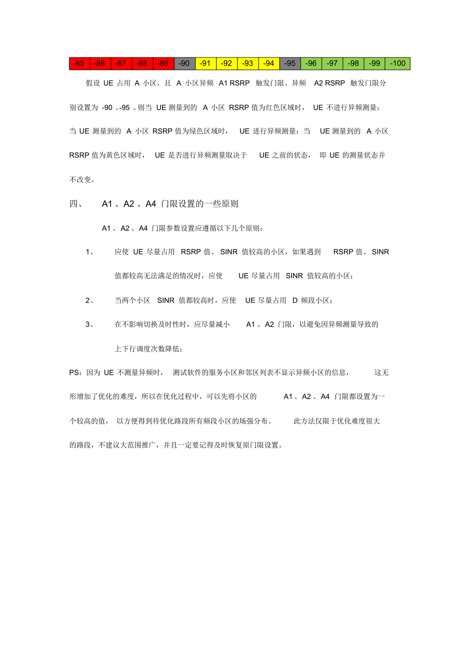 TD-LTE异频切换中A1、A2、A4门限设置_第3页