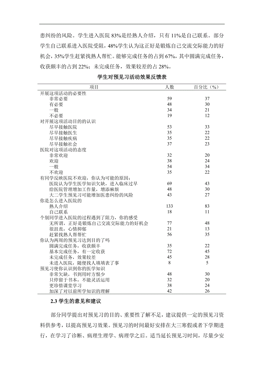 医学生早期接触临床教学的实践和探索_第3页