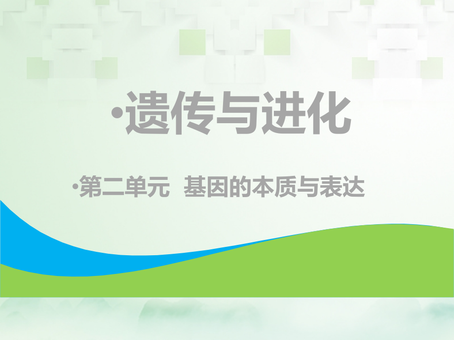 2019版高考生物一轮复习第二部分遗传与进化第二单元基因的本质与表达第一讲dna是主要的遗传物质课件_第1页